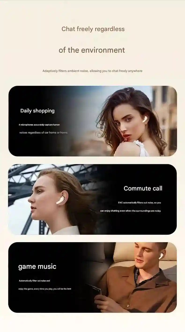 Wireless Headphones with LED Display - Bluetooth TWS Earbuds Tidesmit Tidesmit