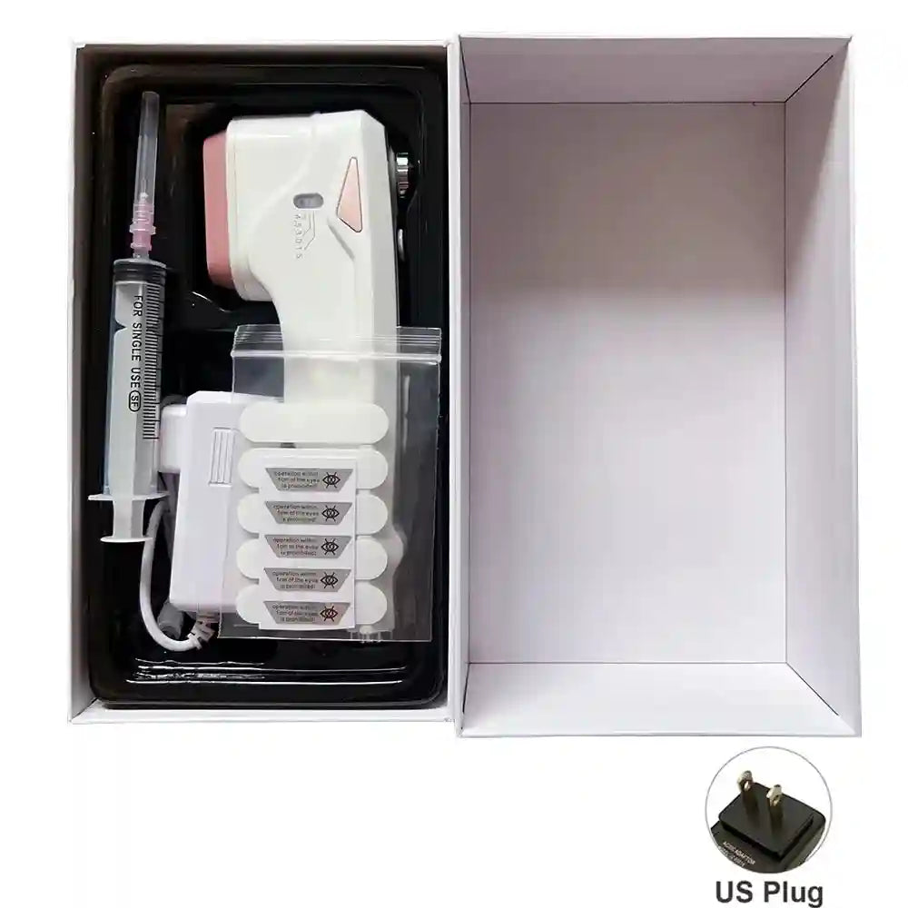 Mini Hifu Facial Machine for Skin Tightening and Wrinkle Reduction Eye Massage Instrument US PLUG Tidesmit