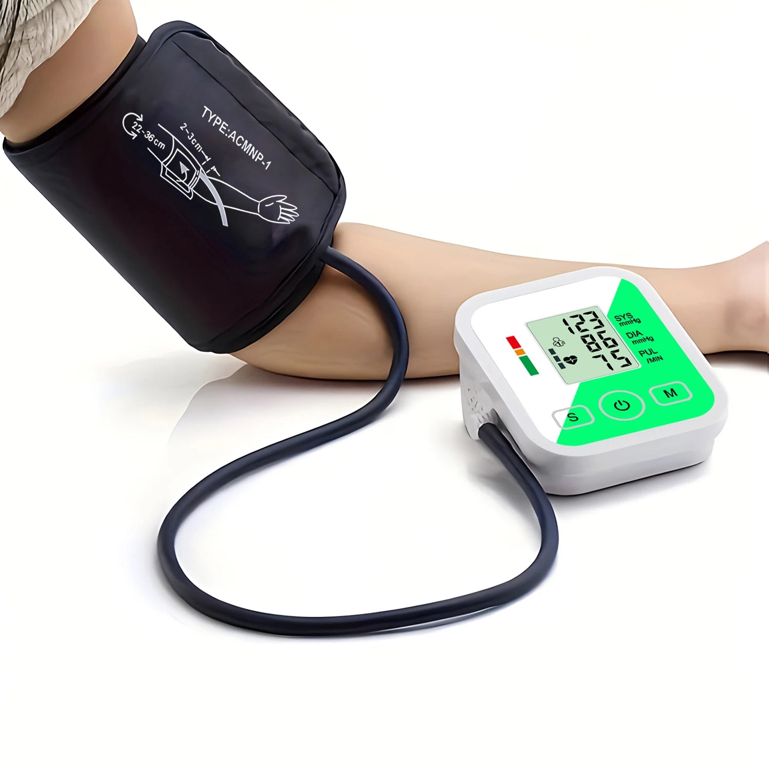 Digital Tonometer Arm Blood Pressure Monitor Test Kit Health Care Automatic Sphygmomanometer Home use