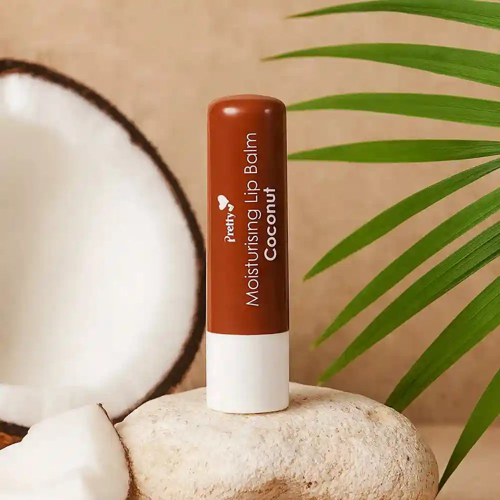 Moisturizing Lip Balm 6 Pack – Coconut Hydrating Lip Care by Tidesmit Lip Care Tidesmit