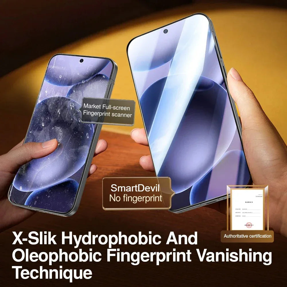 Oppo Find X8 Pro Tempered Glass Screen Protector with Dust-Free Kit Tidesmit