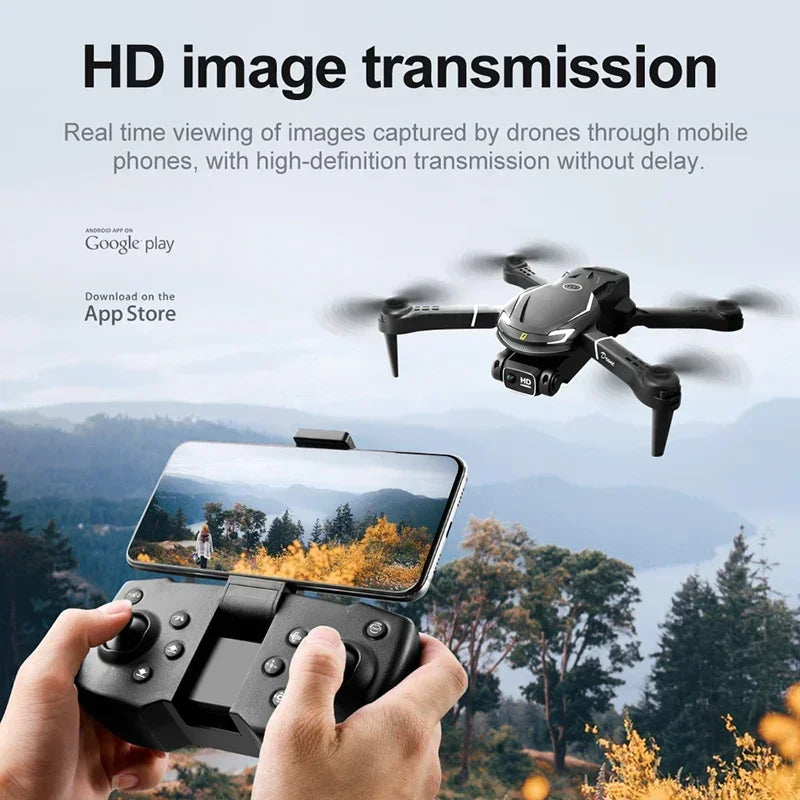 Tidesmit Camera Drone with Obstacle Avoidance - Foldable GPS Quadcopter Tidesmit