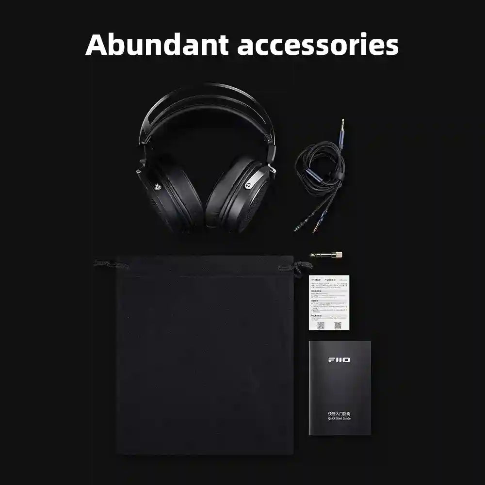 FiiO JT1 Studio Headphones - Over-Ear HiFi Monitor with Mic Tidesmit