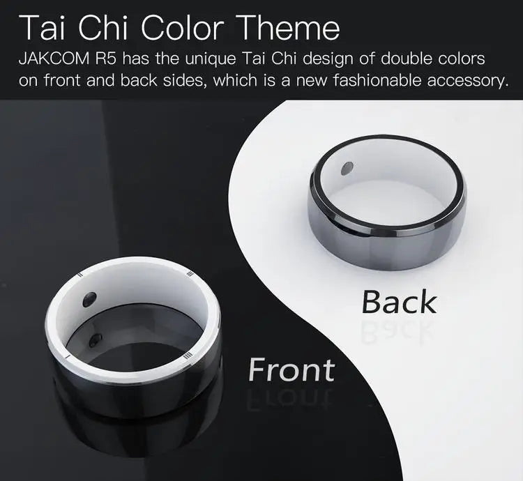 Smart Health Ring with NFC & Biometric Sensor | Tidesmit Tidesmit