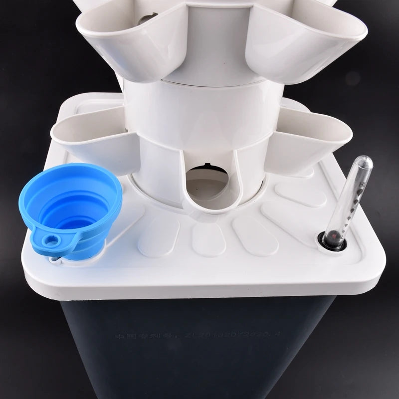 Hydroponic Growing System Garden Garden Indoor Balcony Vertical Tower Planters Soilless Culture Vegetable Grow Pot Kit DIY
