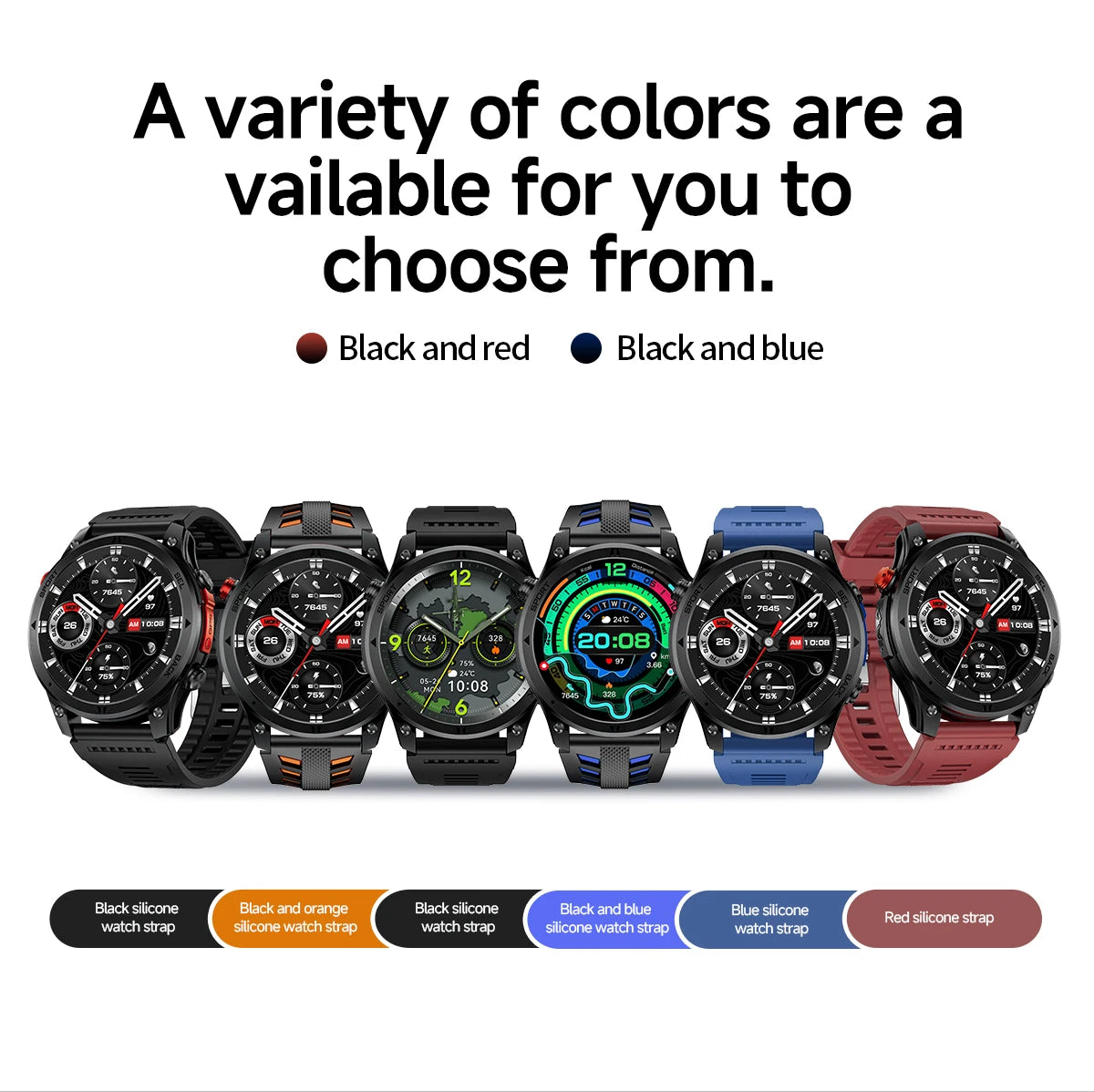 LIGE 2026 New GPS Path Smart Watch 530mAh Battery IP68 Waterproof Sports Run Tracker BT Call Outdoor Compass Military Smartwatch