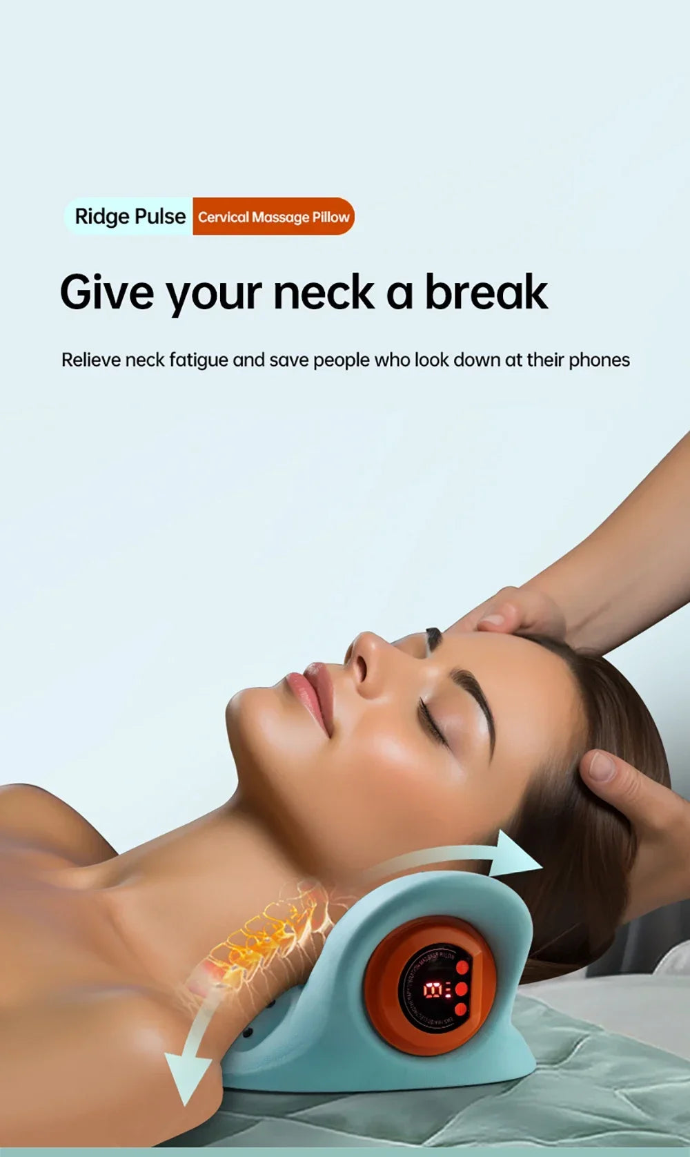 Tidesmit Electric Cervical Massager for Spine Neck and Shoulder Relief Massage Chairs Tidesmit