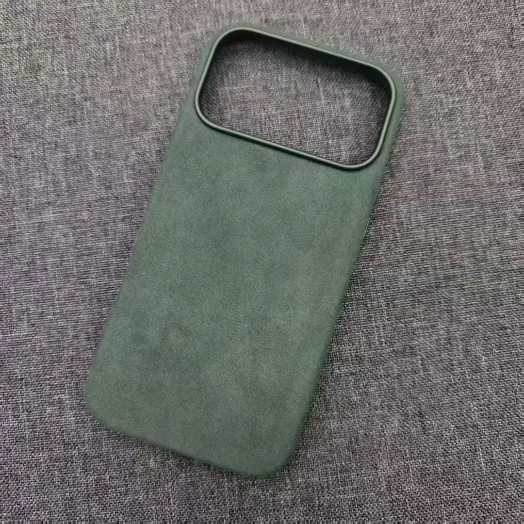 iPhone 17 Pro Max Suede Magnetic Case | Slim Shock-Absorbing Cover Green (Mag) China Mainland Tidesmit
