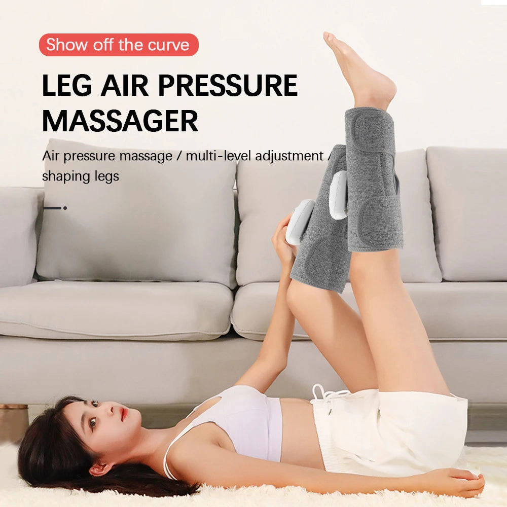 Electric Calf Massager with Heat – Rechargeable Wireless Muscle Relief Body Shaping Massage Equipment Tidesmit
