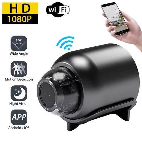 Tidesmit X5 Mini 1080P Wireless Security Camera with Night Vision and Motion Detection