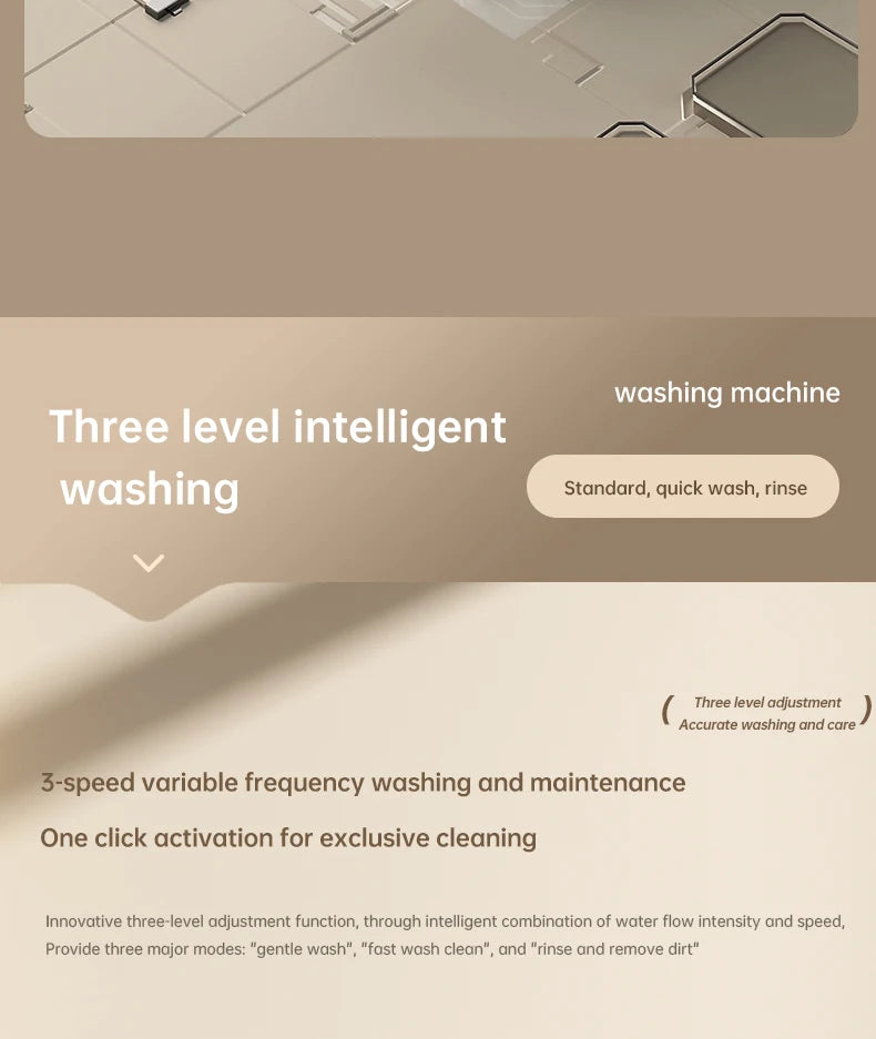 Tidesmit 2L wireless portable mini washing machine featuring laundry cup design for baby clothes and travel use