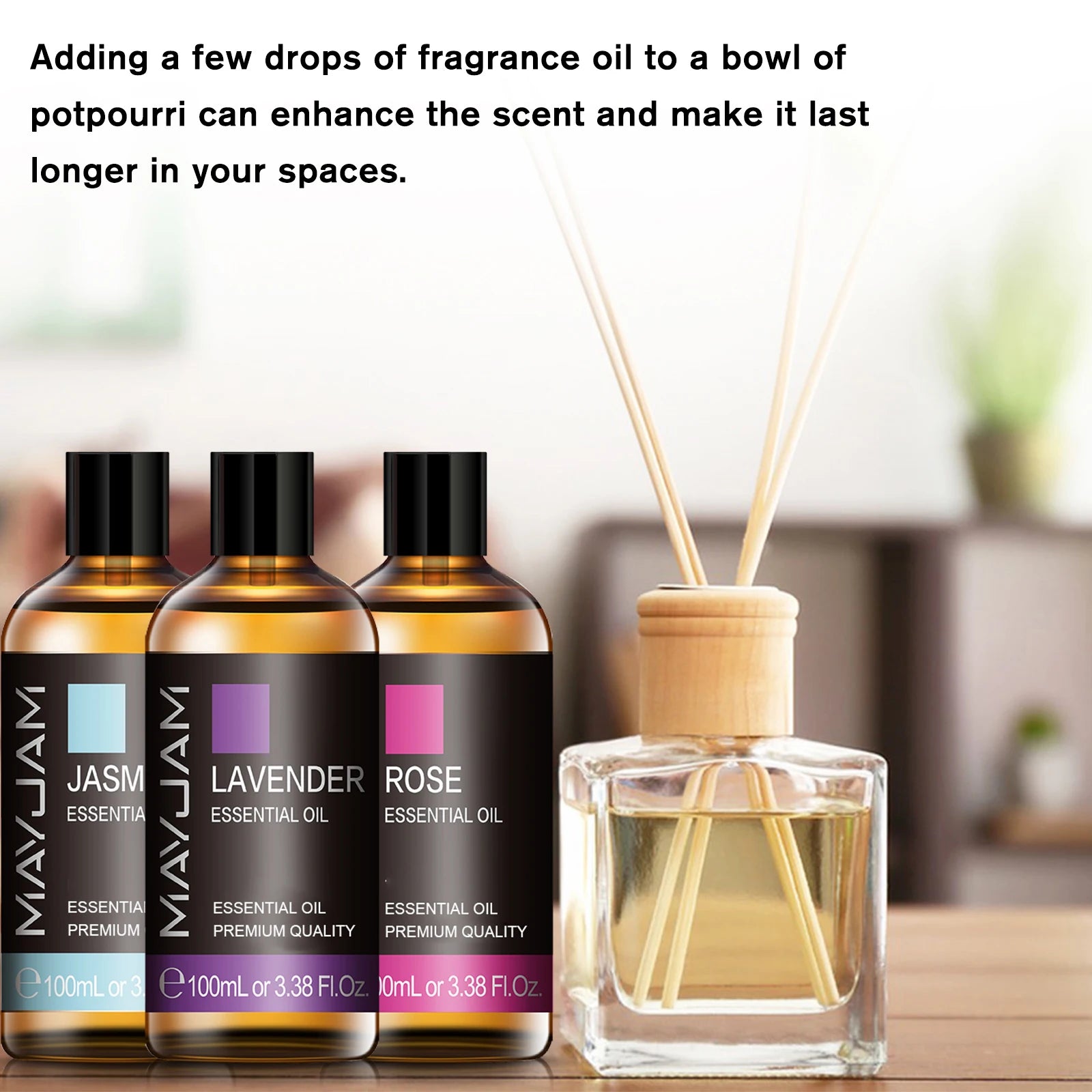 100ML Lemongrass Essential Oils For Humidifier Diffuser Lavender Vanilla Eucalyptus Candle Making Fragrances Oil