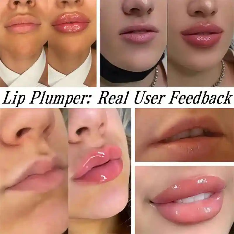 Lip Plumper Oil – Hydrating Lip Treatment & Volumizing Gloss by Tidesmit Lip Care Tidesmit