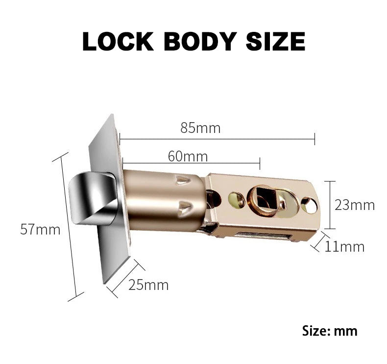 Smart Fingerprint Door Lock with Tuya Bluetooth App Access - Tidesmit Tidesmit
