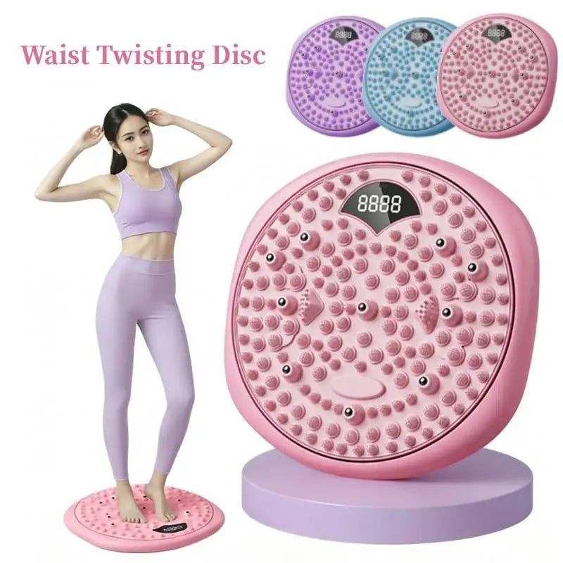 Waist Twisting Disc with Magnetic Foot Massage - Tidesmit Body Shaping Body Shaping Massage Equipment Tidesmit
