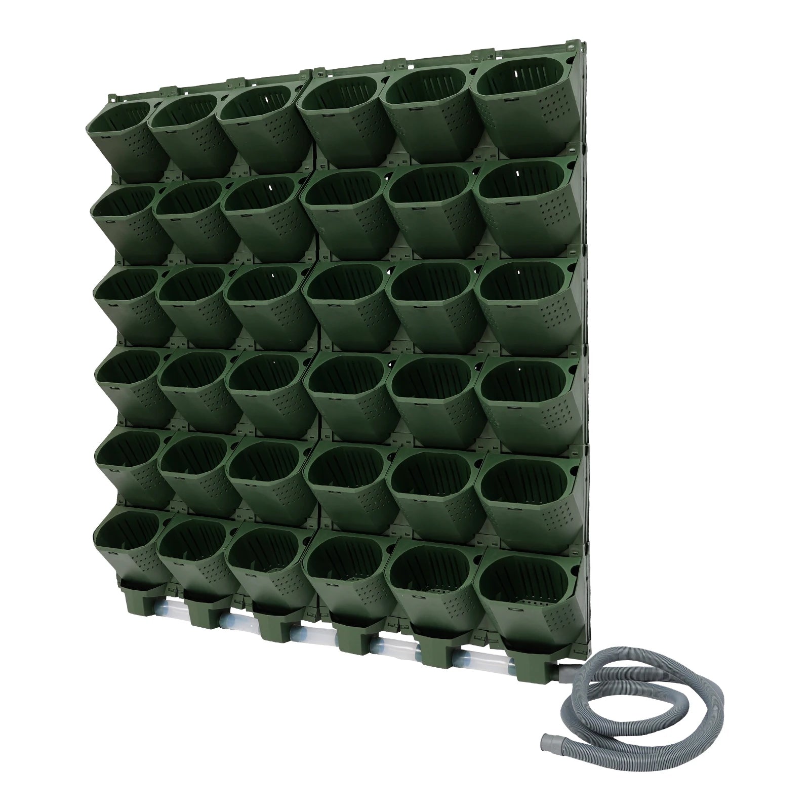 36 Cups Vertical Wall Planter Kit W/Auto Drip Irrigation Smart Timer & LCD Display Home Garden Grow Bag Garden Planter
