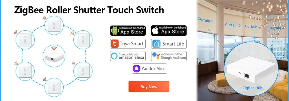 Smart WiFi Light Switch Module for Home Automation - App Controlled Tidesmit