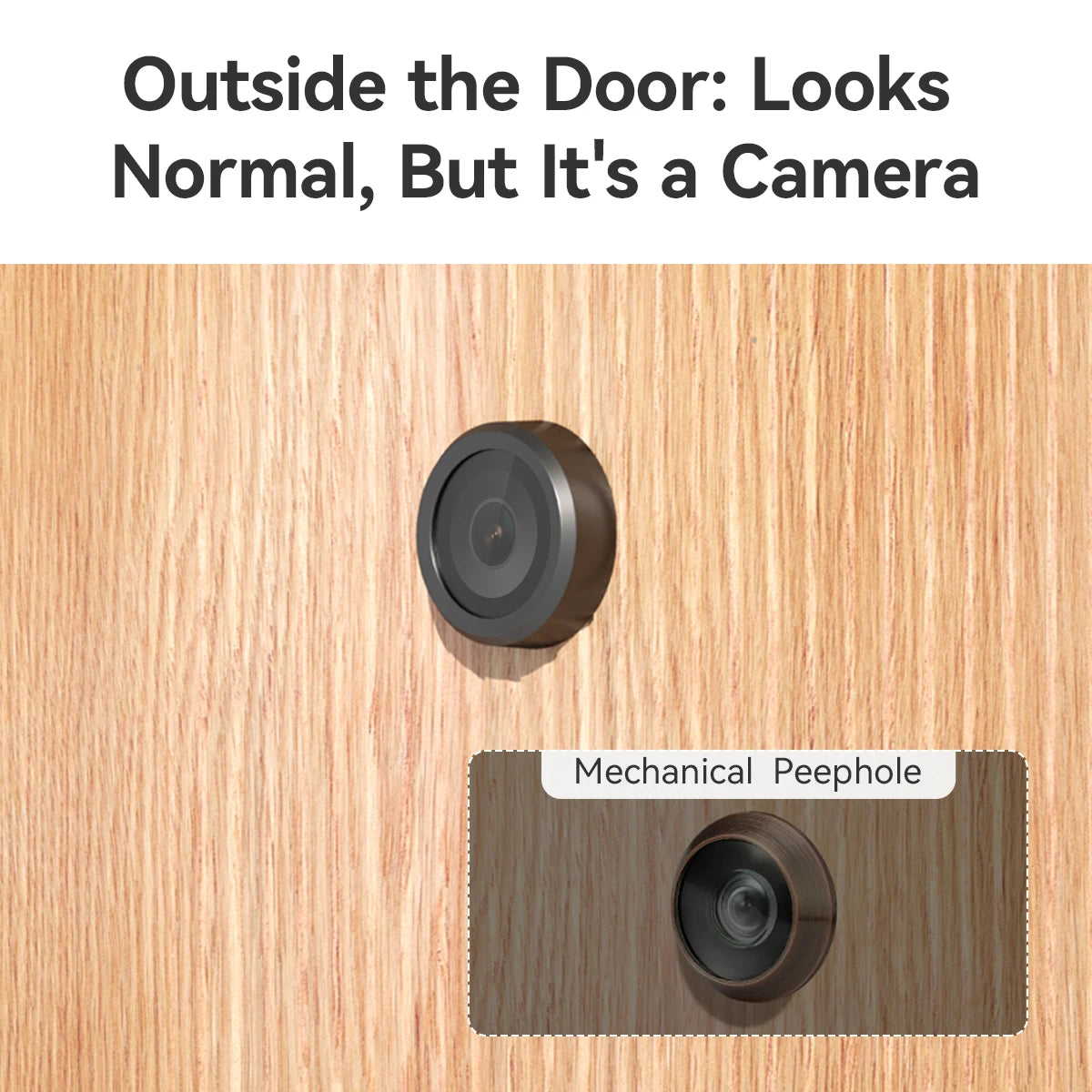 IMOU Smart Cat Eye 4.3'' Color Monitor, 5MP Wireless Video Camera,  2.4/5GHz Wi-Fi Intercom Doorbell