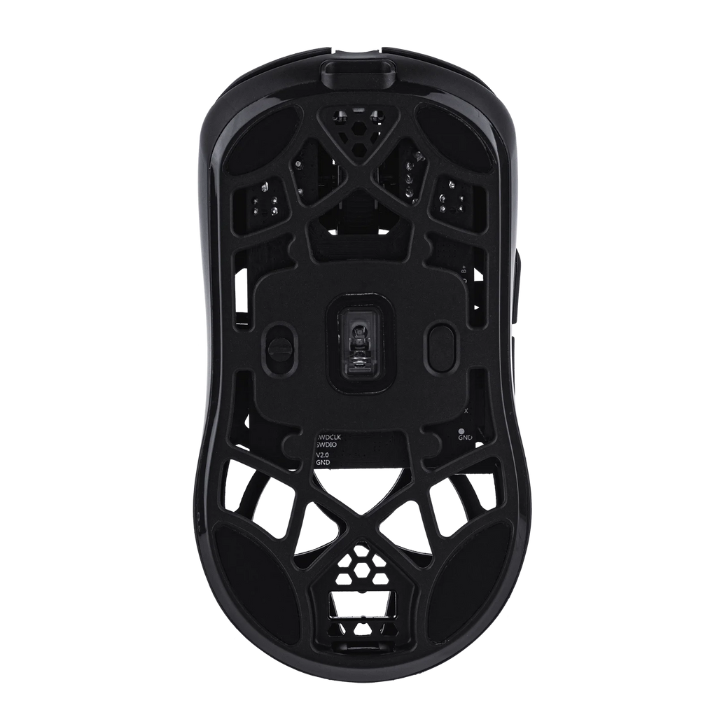 EPOMAKER Carbon X Wired/2.4G/BT Wireless Gaming Mouse 400 to 30,000 DPI Adjustable with PAW3950 Sensor for PC/Mac/Linux