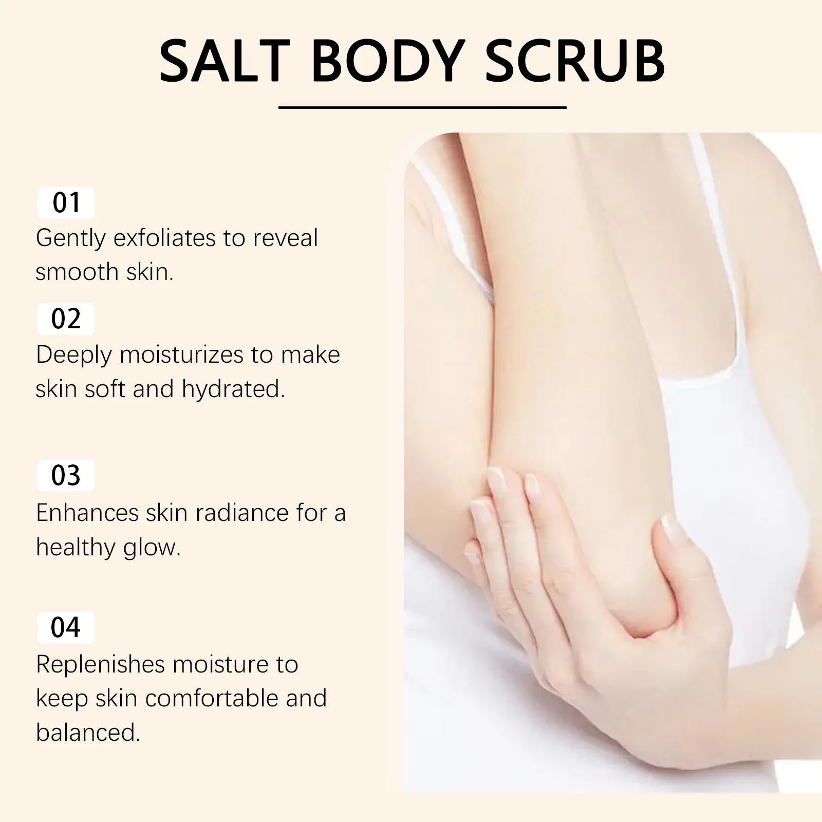Coconut Body Scrub 50g | Natural Exfoliating Brightening Treatment Scrubs Treatments Tidesmit