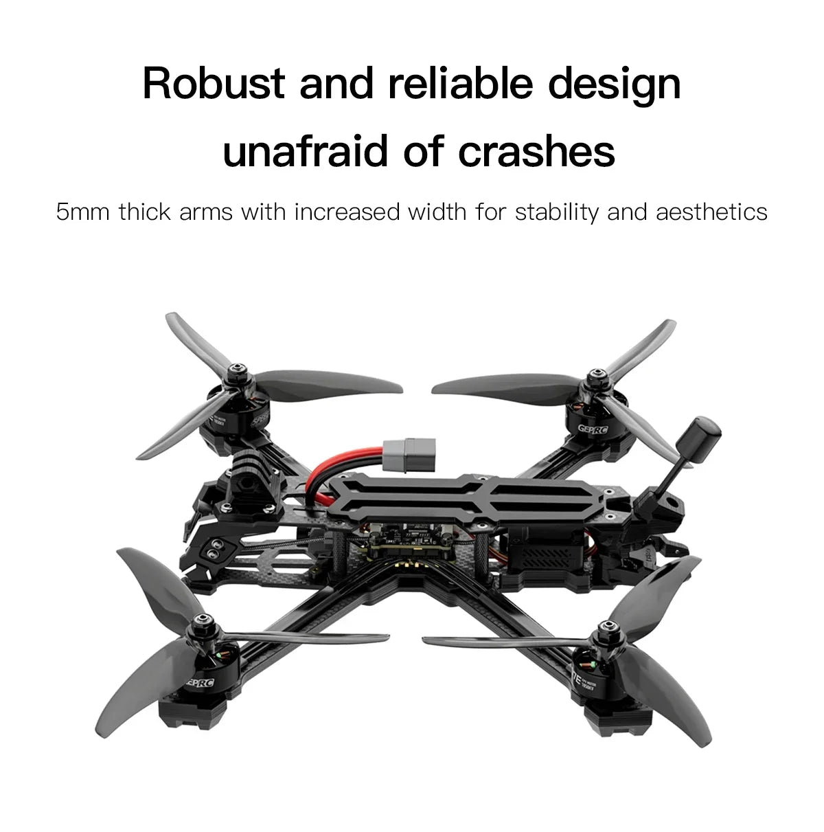 5 Inch FPV Drone Freestyle Quadcopter - F722 6S Analog Performance Tidesmit