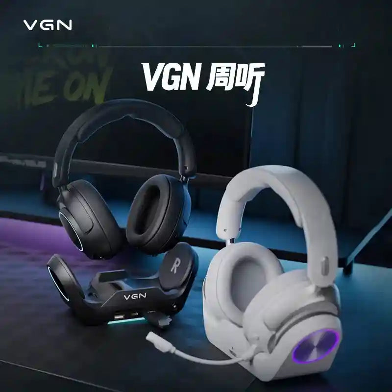 Tidesmit Wireless Gaming Headset – Low Latency Over-Ear PC Audio Tidesmit