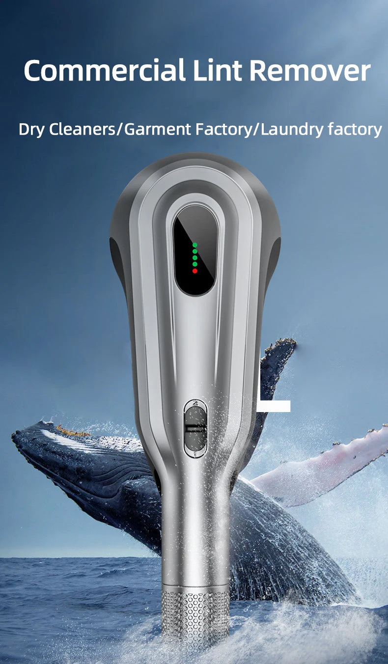 Tidesmit 60W professional electric lint remover featuring high-speed rotary blades for fabric hairball shaving