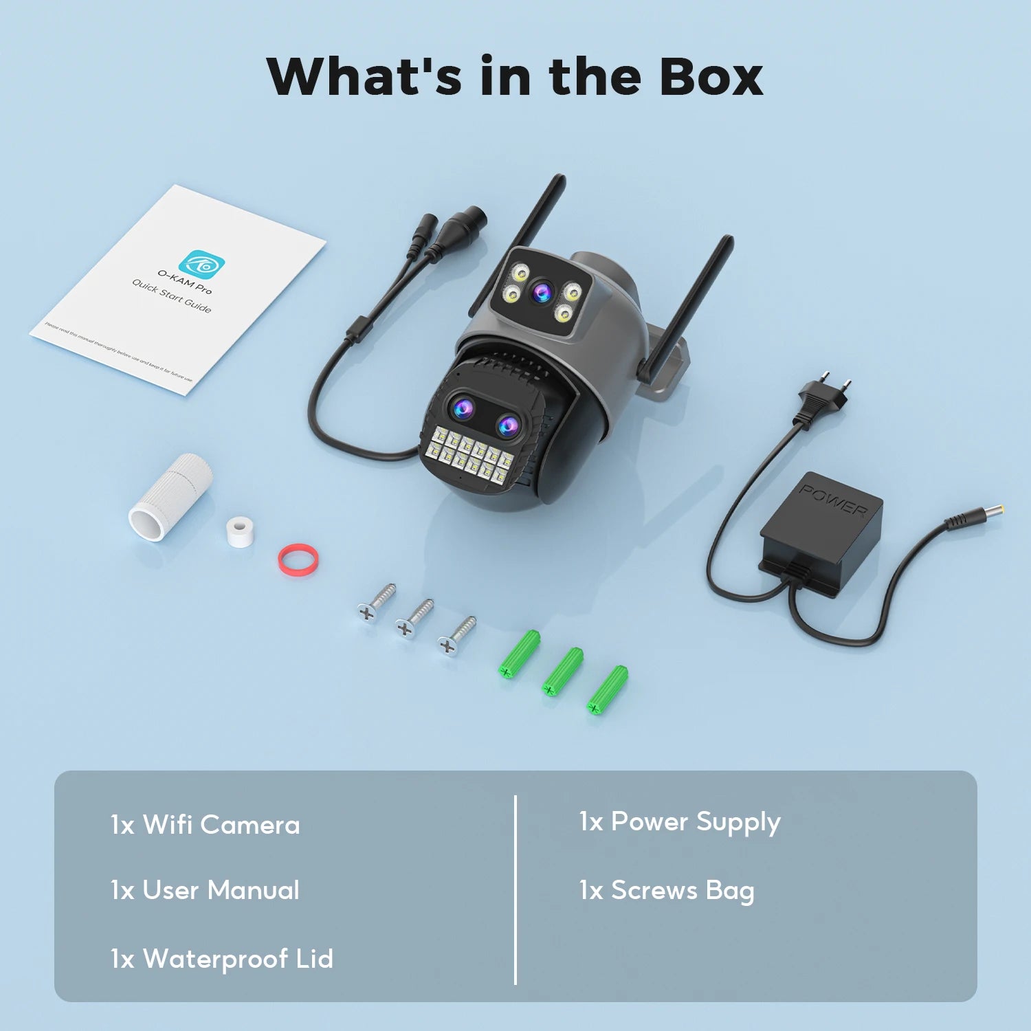 BESDER 15MP Wifi Camera PTZ Outdoor Dual Screen 10X Digital Zoom Human Detection 10MP Security IP Camera Surveillance O-Kam Pro