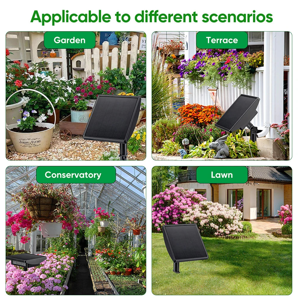 Solar Irrigation System Intelligent Water Pump Intelligent Automatic Drip Irrigation Garden House Potted Plants Balcony Planting
