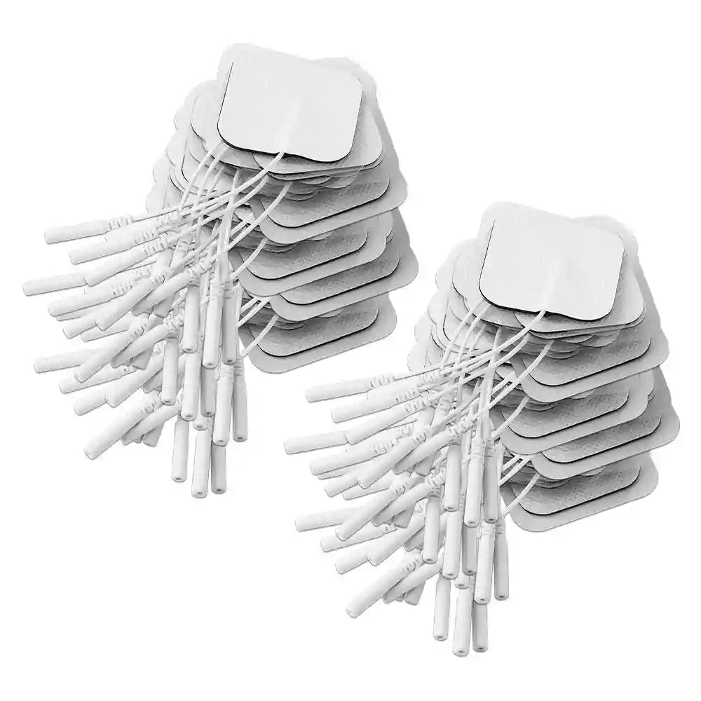 TENS Unit Electrode Replacement Pads - Medical Grade Self-Adhesive Set Massage Roller Tidesmit