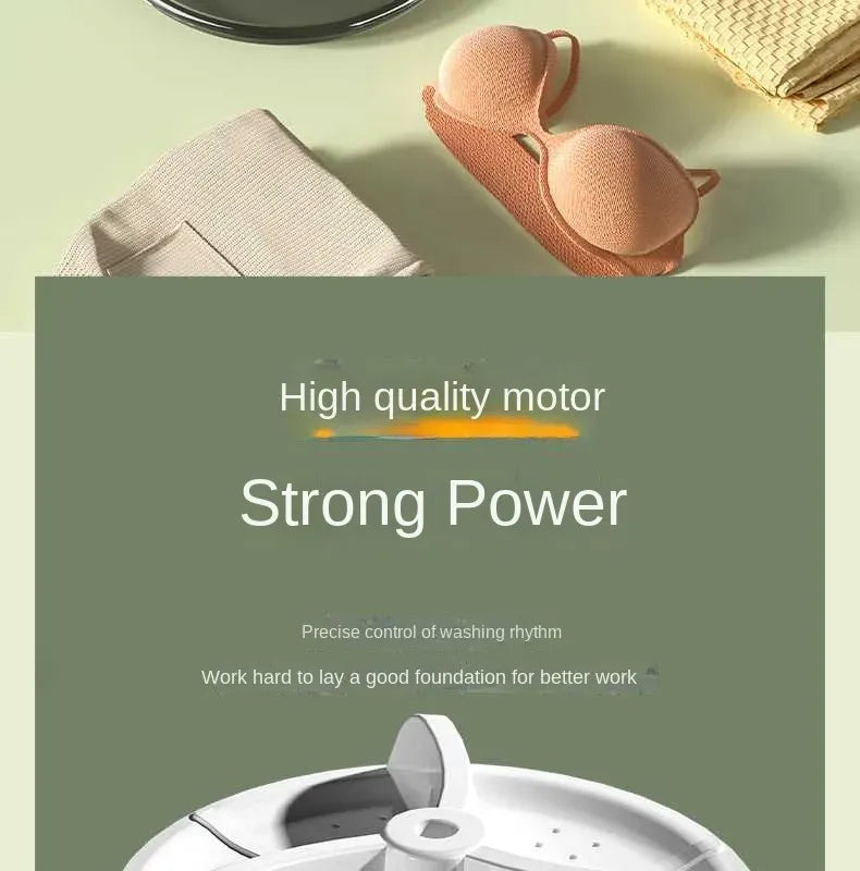 Foldable Portable Mini Washing Machine 220V
