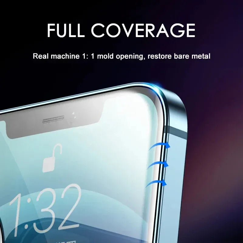 Hydrogel Screen Protector for iPhone - 4-Pack Case-Friendly HD Film Tidesmit