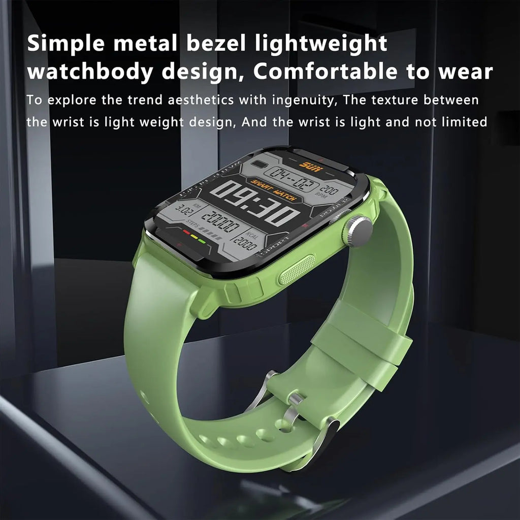Smartwatch with HD Touch Screen, Wireless Calling, Alarm, Multi-Sport Modes, Sedentary Reminder, Calculator, Suitable for Both Android and IPhone, Unisex,Valentine's Day/Christmas/New Year/Birthday Watch Gifts