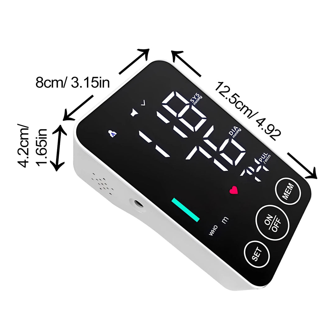 Blood Pressure Monitor Upper Arm Automatic Tonometer Digital Blood Pressure Meter BP Medical Sphygmomanometer Pulse BP monitor