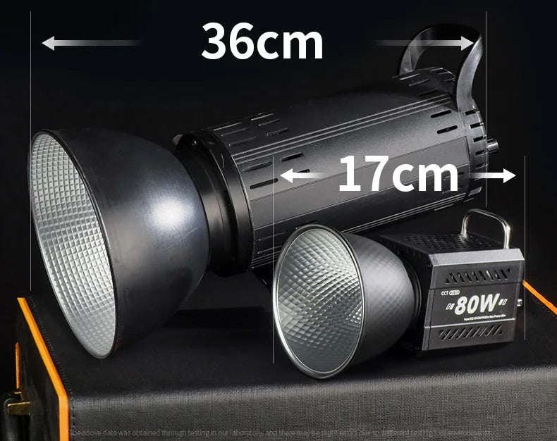 LED Video Light 60-80W Bi-Color Studio Lighting for Content Creators Tidesmit