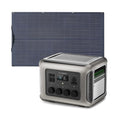 ALLPOWERS R2500 Portable Power Station 2500W (4000W Peak) 2016Wh LiFePO4 Solar Generator with Solar Panel 4 AC Outlets for Home