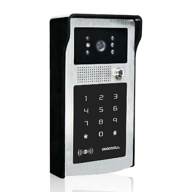 2MP 1080P Tuya APP WIFI Rifd Password TCP/IP Video Door Phone Wide Angle Intercom Visual Doorbell  Door Entry Camera
