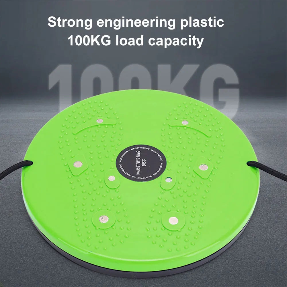 Waist Twisting Disc for Core Fitness - Magnetic Massage Plate Body Shaping Massage Equipment Tidesmit