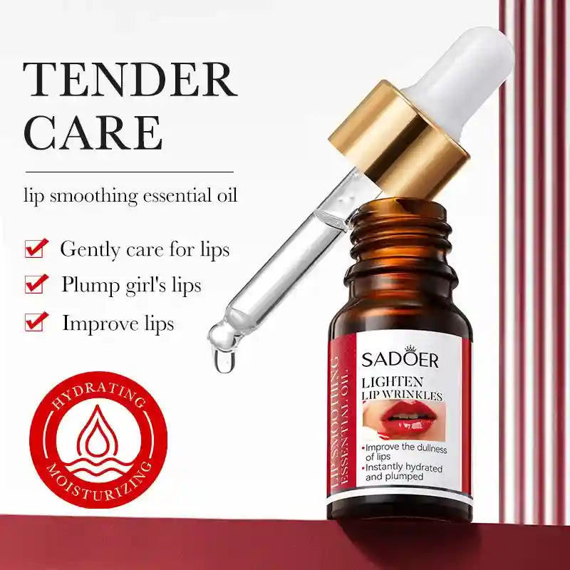 Lip Plumping Serum with Hyaluronic Acid - Hydrating Lip Care Treatment Lip Care Tidesmit