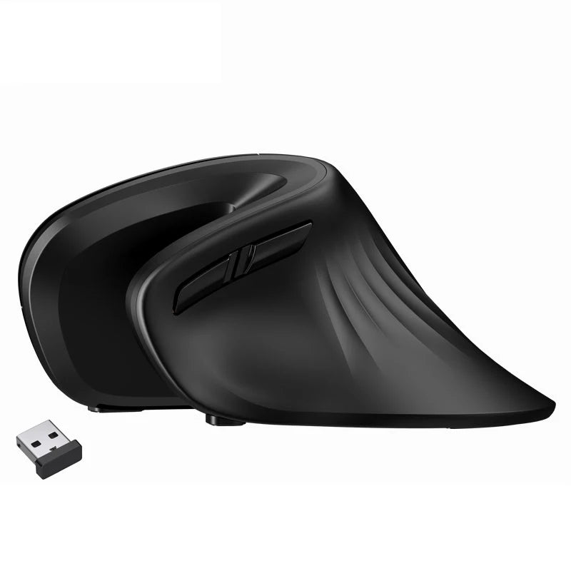DAREU Ergonomic Vertical Wireless Mouse 2.4Ghz Optical Skin 6 Buttons Comfortable Gaming Mice with Adjustable DPI For Computer