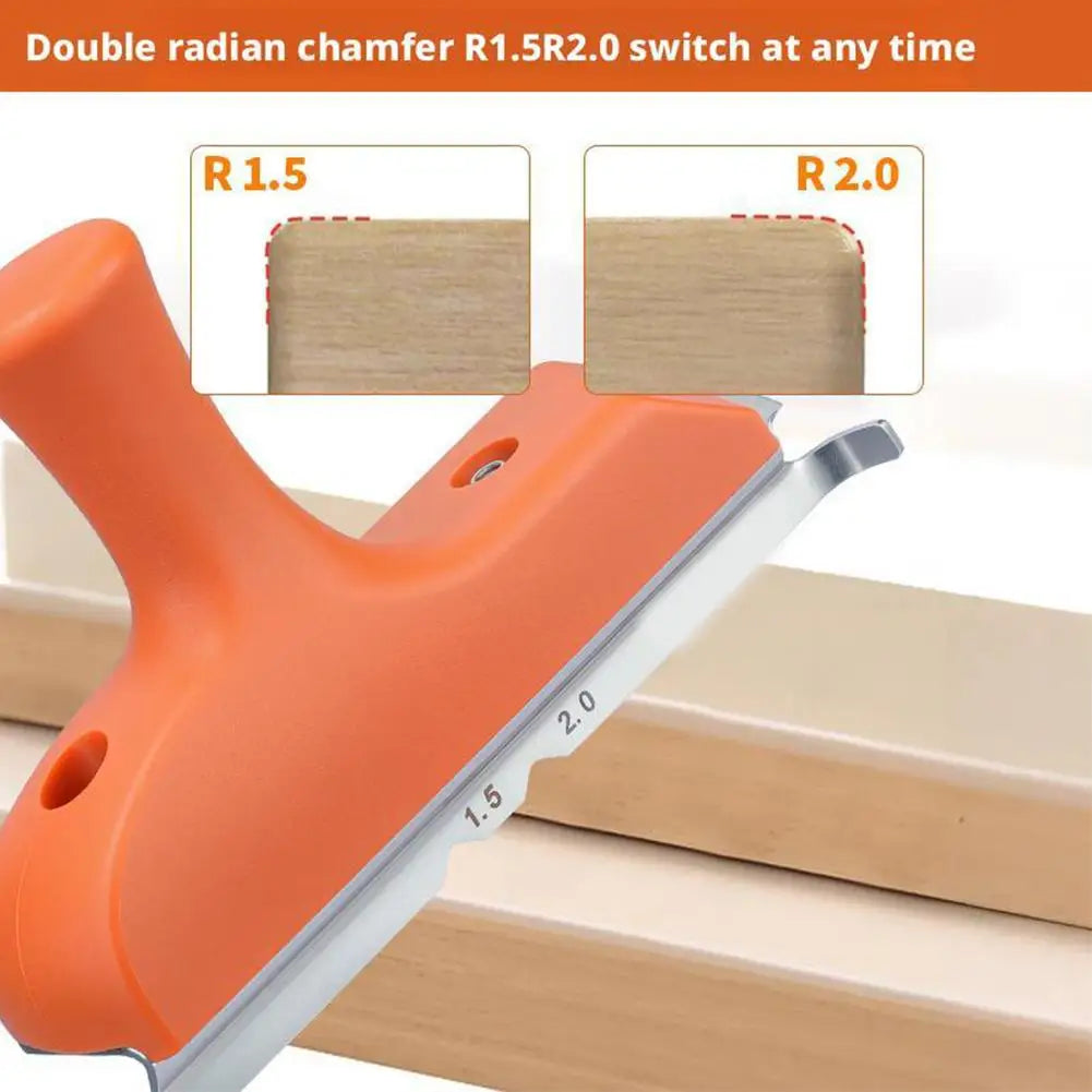Right Angle/arc Universal Trimming Knife Woodworking 3-in-1 Edge Deburring Scraper Precision Wood Board Mini Chamferer Tools