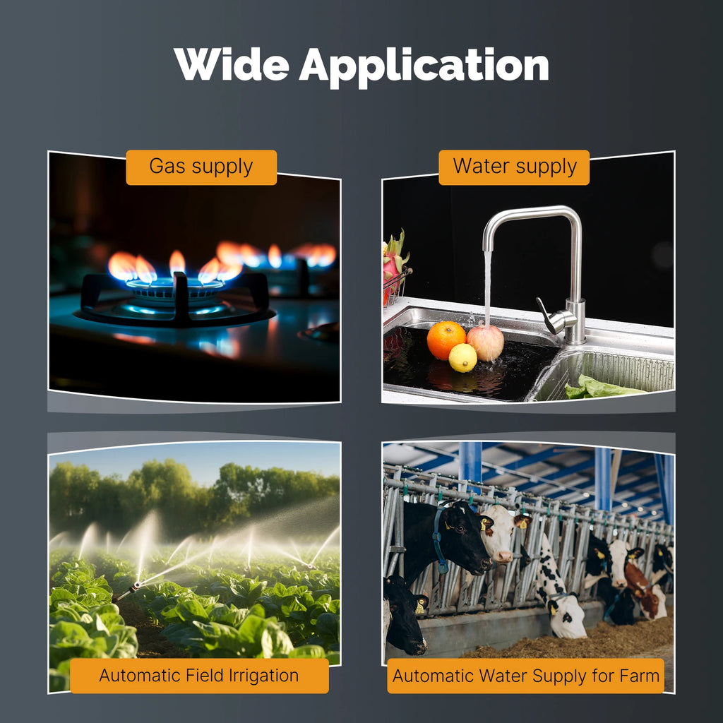 Zigbee Smart Water Valve Controller | Automatic Voice-Controlled Shut-Off Tidesmit