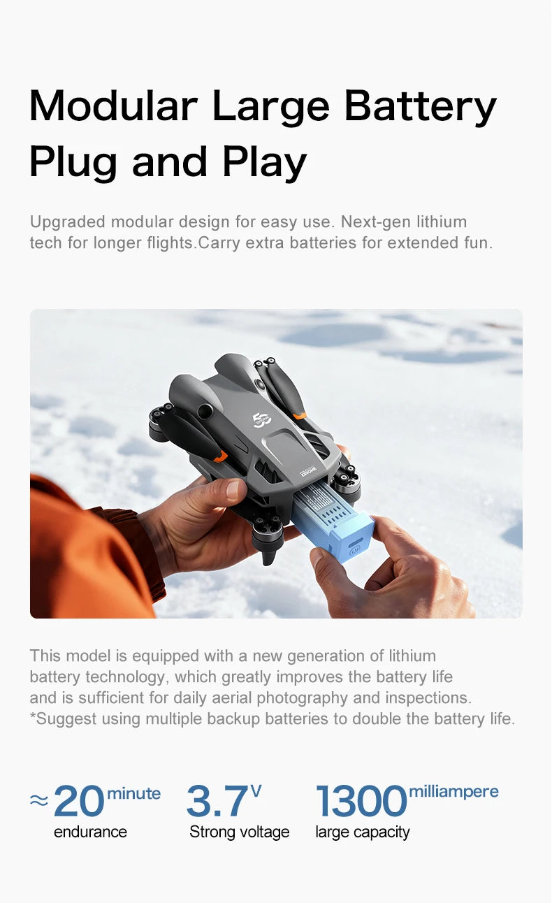 Mini 4K Camera Drone With GPS and Obstacle Avoidance - Tidesmit Tidesmit