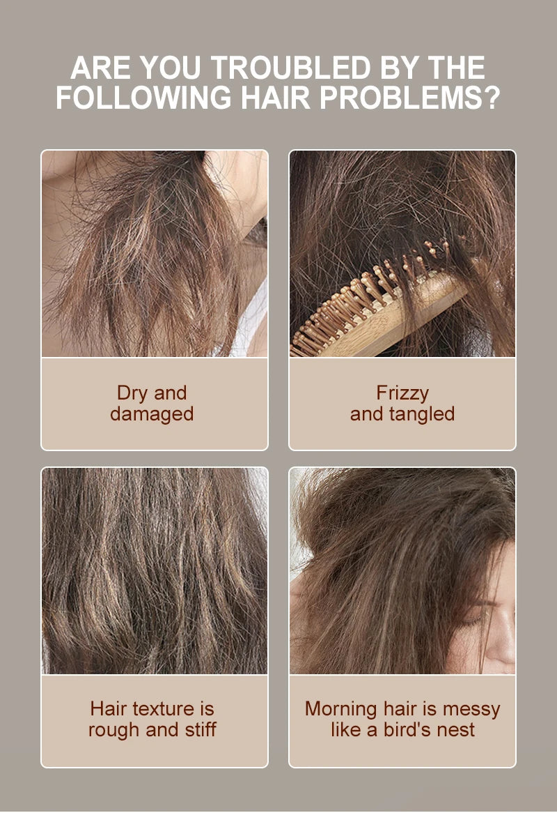 Hair Smoothing Serum | Deep Nourishing Repair Oil for Frizz-Free Shine Scrubs Treatments Tidesmit