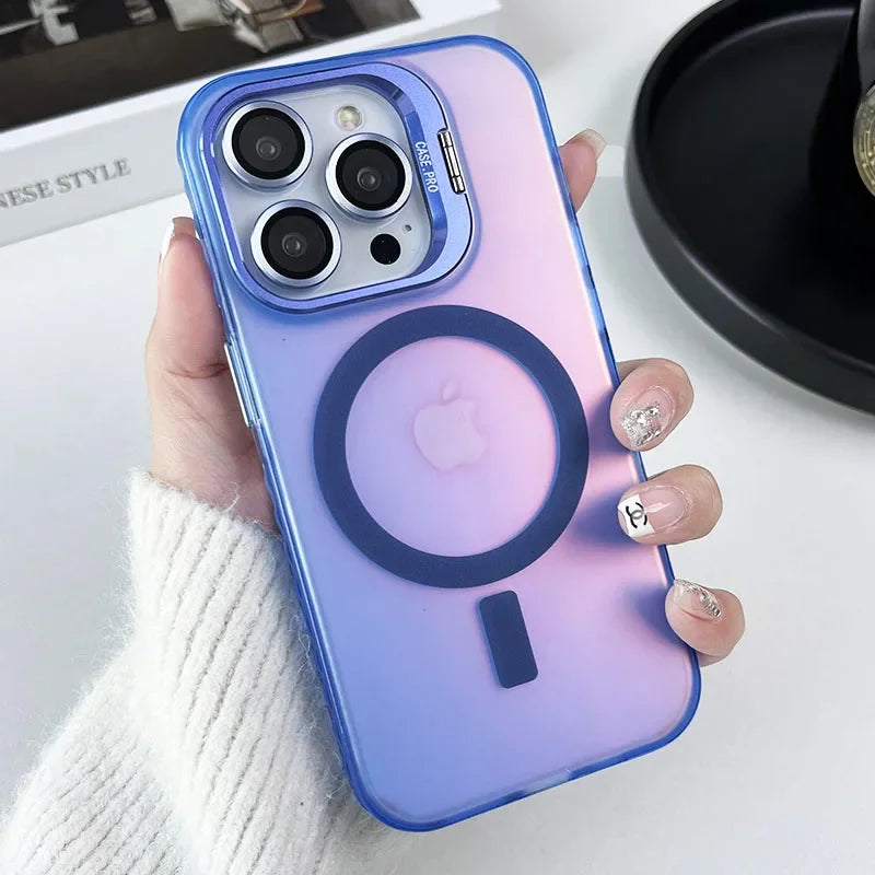 Magnetic Color Changing iPhone Case with Integrated Lens Protection Tidesmit