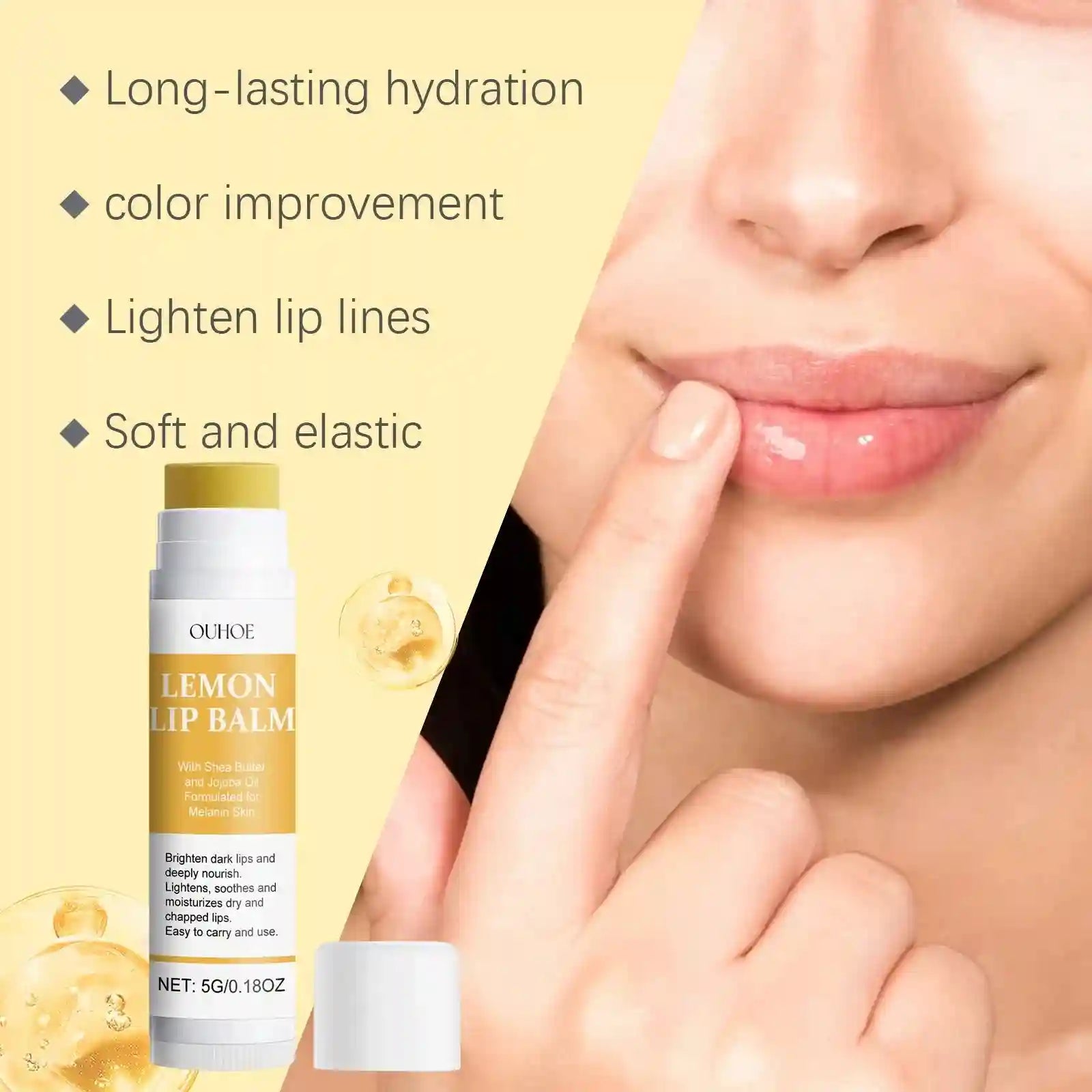 Dark Lip Lightening Balm – Moisturizing Exfoliating Lip Treatment Lip Care Tidesmit