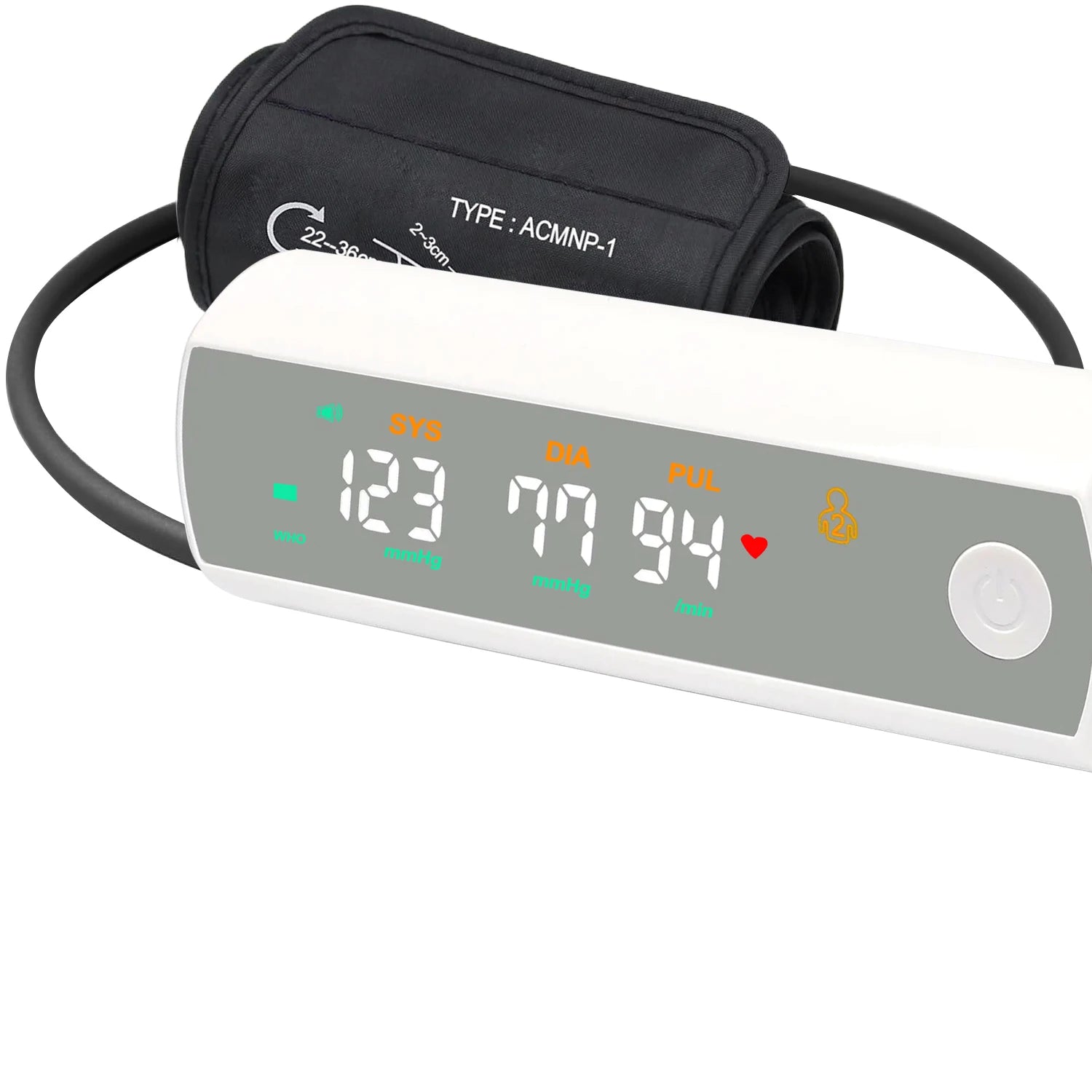 Rechargeable Battery Digitization Russian Voice LCD Large Screen Sphygmomanometer Arm Blood Pressure Monitor Tonometer