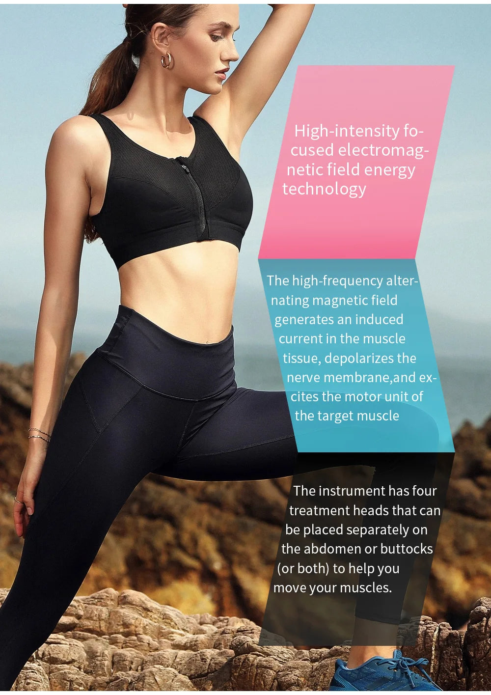 EMS Sculpting Machine for Muscle Toning and Fat Reduction | Tidesmit Relaxation Treatment Tidesmit