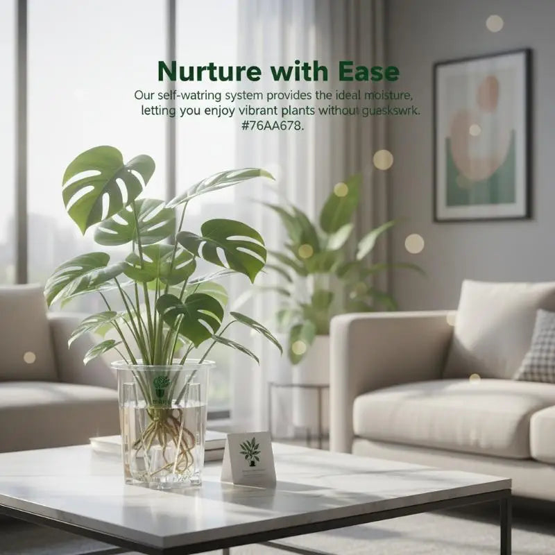 Double-Layer Automatic Watering Flower Pot Plastic Transparent PlanterW Holes Butterfly Orchid Root Control Pots Gardening Tool