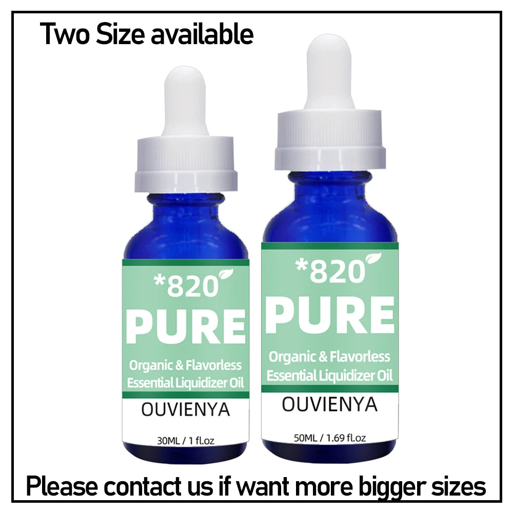 1 bottle natural 30-50ml Plants terpenes blend essential oil with clear colorless and flavorless as liquidizer to makes smoother
